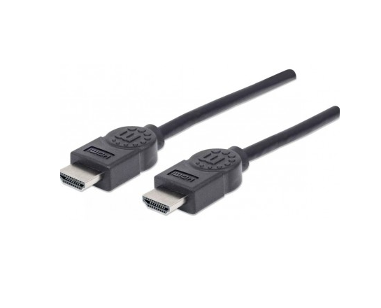 Cable HDMI MANHATTAN, 10 m, HDMI, HDMI, Macho/Macho, Negro